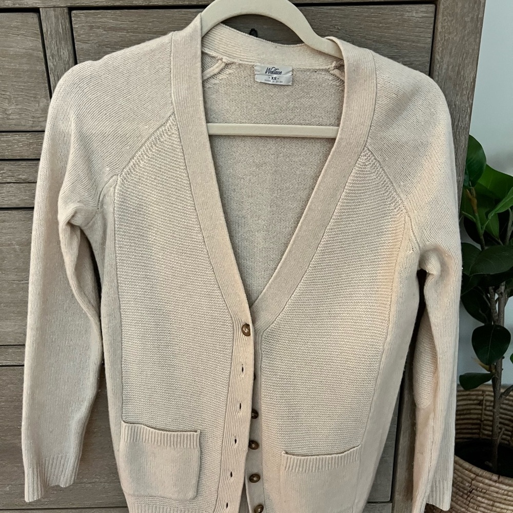 Madewell Wallace Cream Cardigan - XS